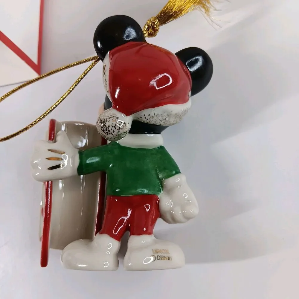 Lenox Disney 2020 Annual Let It Snow Mickey Mouse Christmas Ornament Holiday